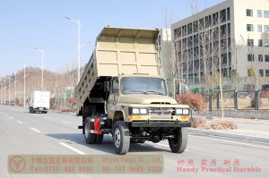 东风 4*4 尖头货车 – 东风 170 马力越野自卸车 – 东风货车出口制造商