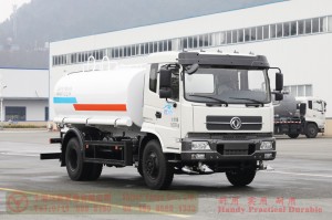 Dongfeng 4*2 sprinkler truck – 12 square volume green sprinkler truck – 210 hp water tanker truck production and export manufacturers