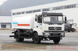 Dongfeng 4*2 sprinkler truck – 10 square volume green sprinkler truck – 210 hp water tanker truck production and export manufacturers