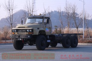 Dongfeng longhead diesel truck chassis –Dongfeng 260hp civilian off-road truck chassis–off-road troop-carrying vehicle chassis export