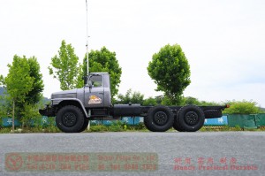 Dongfeng EQ2100 six-wheel-drive off-road chassis – 6×6 pointed EQ245 troop-carrying truck chassis for export – long head 190 hp military vehicle special conversion