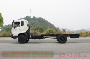 Dongfeng 4WD truck chassis – Cummins 210hp convertible chassis – 4WD off-road truck chassis for export