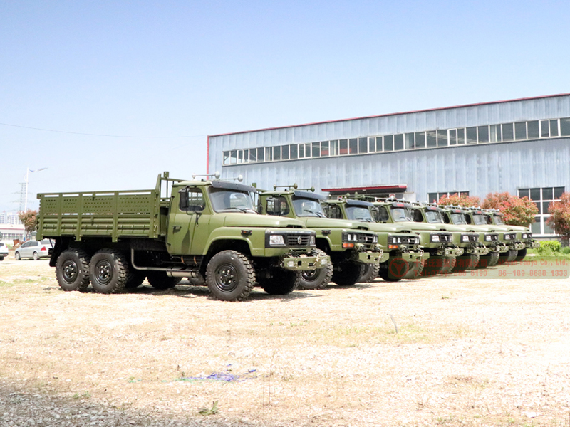 Batch of Dongfeng Six Drive EQ2082，EQ2102 off-road truck sucessfully delivered to custom