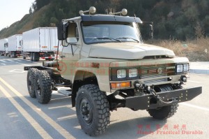 Dongfeng EQ2082 ခြောက်ဘီးလမ်းကြမ်း Chassis အလင်းတန်တွင်