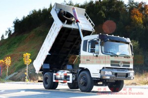 Dongfeng 4*2 ລົດບັນທຸກຫົວຮາບພຽງສີຂາວ ສີ Off-road