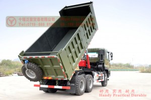 6×4 Dump Truck Off-road Vehicle Heavy Duty Truck  One Row and a Half