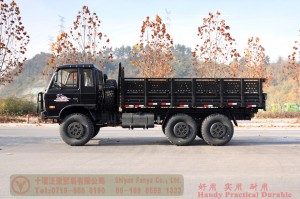 190 HP Flathead Diesel Off-road Truck–Dongfeng 6*6 Troop Carrier for civilian export–EQ2102 Dongfeng 6-wheel-drive Semi-Off-road Truck