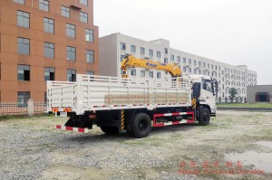ລົດບັນທຸກ 4×2 Dongfeng ມີລົດເຄນ