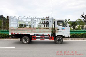 东风四轮驱动轻型3.8m围栏–卡车_4×4小型柴油仓储车