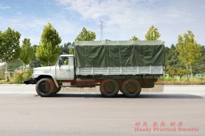 Dongfeng 6*6 Long Head Off-Road Truck – Reinforced Off-Road Transporter for Export – 6*6 Off-Road Truck with Canopy Pole Addition