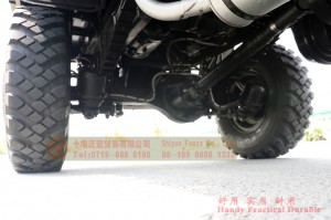 4*4 long-head off-road special vehicle chassis-4 wheel drive Dongfeng 240-tip cab chassis-Off-road truck agent export manufacturers