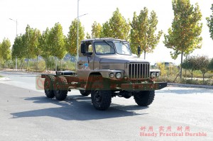 Dongfeng အရှည်နှစ်ထပ်မှန်နှစ်ထပ်ဒီဇယ်ထရပ်ကားကိုယ်ထည်-EQ240 လေးတန်အရပ်သားလမ်းကြမ်းထရပ်ကားကိုယ်ထည်-EQ2082 ညွှန်ပြထားသော Y25 လမ်းကြမ်းတပ်သားများတင်ဆောင်သည့်ယာဉ်ကိုယ်ထည်