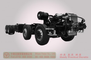 Dongfeng 8*4 Type Three Chassis–420 hp Cargo Truck Chassis Conversion Manufacturer–Export Special Purpose Vehicle Chassis