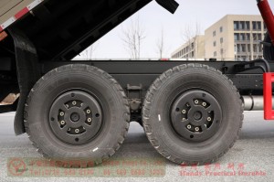 东风 6WD 平头自卸车–东风 210 马力卡车–东风越野卡车出口制造商