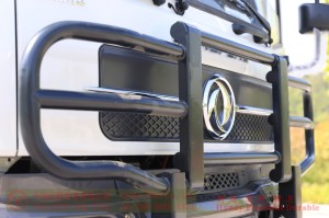 Dongfeng six-wheel-drive rear eight-tire off-road truck chassis–266 hp dump truck chassis–Dongfeng off-road truck export manufacturer