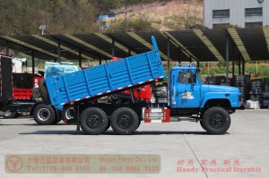 170 hp 6*6 dump truck–6WD 2.5 tons off-road truck–Off-road cargo truck for export