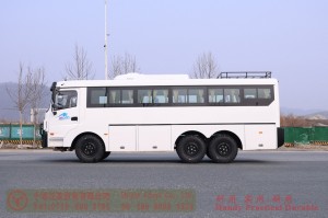 Dongfeng bus with bumper bar–Dongfeng 6*6 bus–190 hp city commuter bus–Dongfeng 30-seat bus