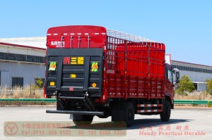 Dongfeng 4×2 Hydraulic Tailgate Truck — 210 HP Box Truck — Commercial Truck Export Manufacturer