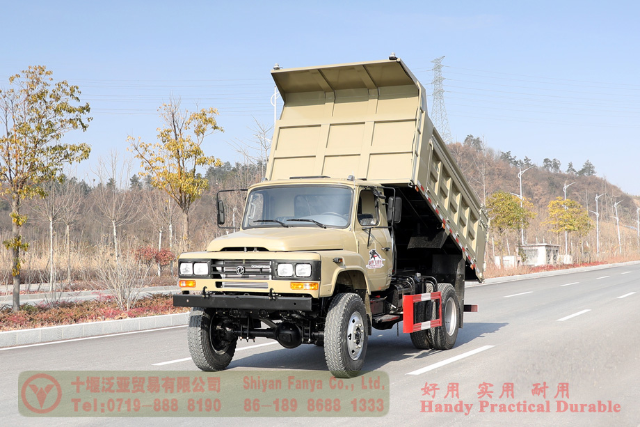 Dongfeng 4 * 4 Pointed CargoTruck – Dongfeng 170 HP รถดัมพ์ออฟโรด – ผู้ผลิตส่งออกรถบรรทุกสินค้า Dongfeng