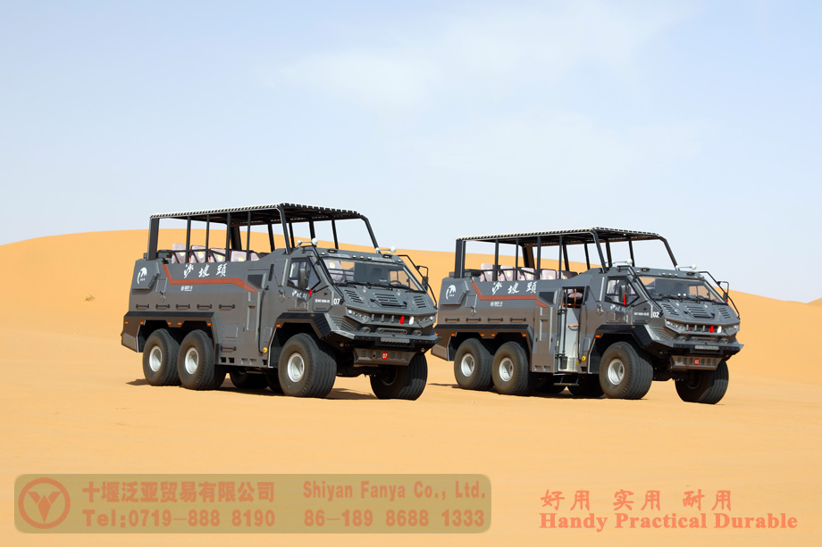 The mass customized model of desert scenic tour bus and desert surfing bus is officially on line!