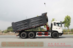 Dongfeng 340 HP Dump Truck–Dongfeng 6WD Rear Eight Tire Dump Truck–Dongfeng Off-road Truck Producing and Exporting Manufacturers
