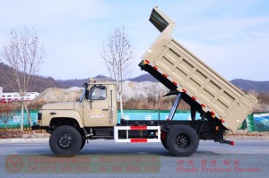Dongfeng 4*4 Pointed Cargo Truck–Dongfeng 170 HP Off-road Dump Truck –Dongfeng Cargo Truck Export Manufacturer