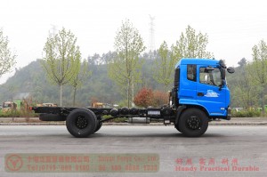 210 HP Rear Dual Tire Special Purpose Chassis–Dongfeng Flathead 4*2 Chassis–Off-road Truck Export Manufacturer