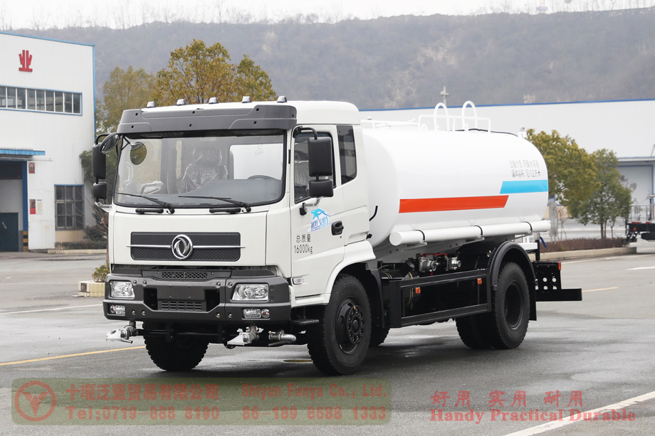 Dongfeng 4*2 sprinkler truck – 10 square volume green sprinkler truck – 210 hp water tanker truck production and export manufacturers