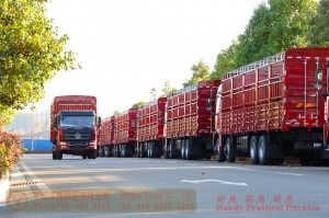 Dongfeng 4×2 Hydraulic Tailgate Truck — 210 HP Box Truck — Commercial Truck Export Manufacturer