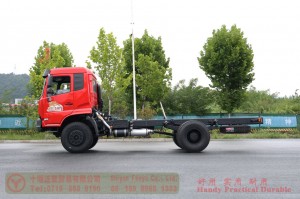 Wechai 260hp diesel off-road truck Chassis–Dongfeng 4*4 flathead Fire truck Chassis–Custom Chassis Export Manufacturer