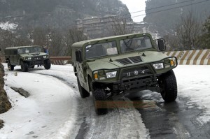 Four-drive EQ2050B Off-road Vehicle Military Truck