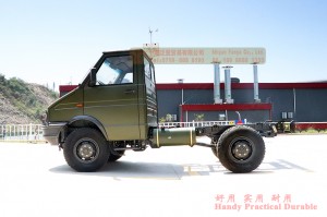 依维柯四轮驱动汽车底盘白色和绿色 4WD 4*4 越野车