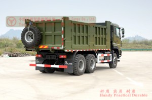 6×4 Dump Truck Off-road Vehicle Heavy Duty Truck  One Row and a Half