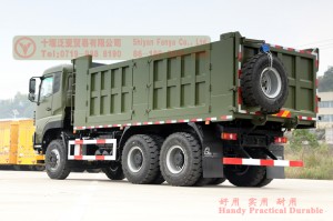6×4 Dump Truck Off-road Vehicle Heavy Duty Truck  One Row and a Half