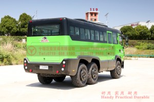 Dongfeng 6X6 bus–210hp bus–25-seater medium bus–Dongfeng 8m bus