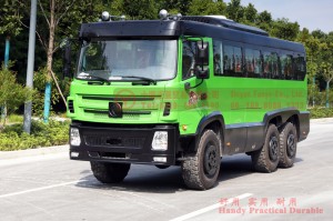 Dongfeng EQ2102 chassis modified off-road bus–Dongfeng 6×6 all-drive off-road bus
