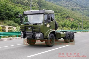 Dongfeng new six-drive off-road type special chassis – 6 * 6 multifunctional modified chassis export – 210 hp Dongfeng vehicle chassis configuration