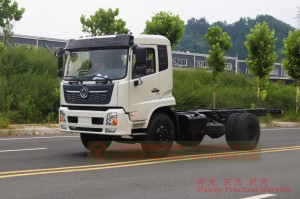 Dongfeng 4X2 high-horsepower off-road chassis–Flat-head one-and-a-half-row cargo chassis–190 hp high-power chassis