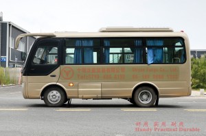 Dongfeng 19 ဆံ့ နိုင်ငံဖြတ်ဘတ်စ်- တင်ပို့ရန်အတွက် လုပ်ငန်းသုံး မြို့ပြနှင့် ကျေးလက်အလတ်စား ဘတ်စ်ကားများ- Dongfeng 4*2 19 ဆံ့ ဘတ်စ်ကားများ