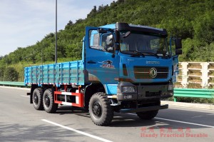 Dongfeng Six-wheel-drive 340hp Export Truck – 6*6 Cargo Truck with Tarpaulin Canopy Pole – Dongfeng Off-road Truck Exporters and Manufacturers