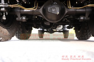 Dongfeng 25Y Pointed Buggy with Winch–Champagne Color 170 HP Long Head Truck–Export EQ2082 Two and a Half Ton Troop Carrier