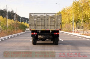 Dongfeng customized EQ2100 six-wheel drive off-road troop carrier–Dongfeng six-wheel drive 190 hp pointy truck–6*6 multi-functional pointy cargo carrier