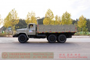 东风六驱舵灰210马力越野卡车-东风长头245越野运输车-东风EQ2100全轮驱动越野专用车