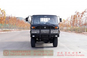 EQ2102 Dongfeng 6*6 รถบรรทุกกึ่งออฟโรด–3.5T Flatheadดีเซลรถบรรทุกออฟโรดพร้อมถัง–Dongfeng 6*6 ทหารขนส่งรุ่นพลเรือนเพื่อการส่งออก