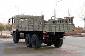 EQ2102 Dongfeng รถหกล้อขับเคลื่อนหนึ่งแถวครึ่ง - รถออฟโรดดีเซลหัวแบน 3.5 ตัน - รถบรรทุกออฟโรด Dongfeng 6 * 6 เพื่อการส่งออก