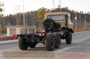 190马力东风6WD EQ2102底盘–246越野专用底盘–6*6运兵车出口制造商