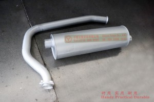 Dongfeng Six Drive EQ2100 Off-road Truck Muffler Assembly