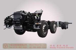 Dongfeng 8*4 Type Three Chassis–420 hp Cargo Truck Chassis Conversion Manufacturer–Export Special Purpose Vehicle Chassis