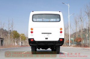 Dongfeng 8m bus with bumper bar–Dongfeng 6*6 bus–190 hp city commuter bus–Dongfeng 30-seat bus