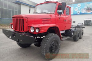 Long head Double row 6×6 off-road vehicle Chassis